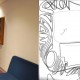 Left wall and sketch design for wall